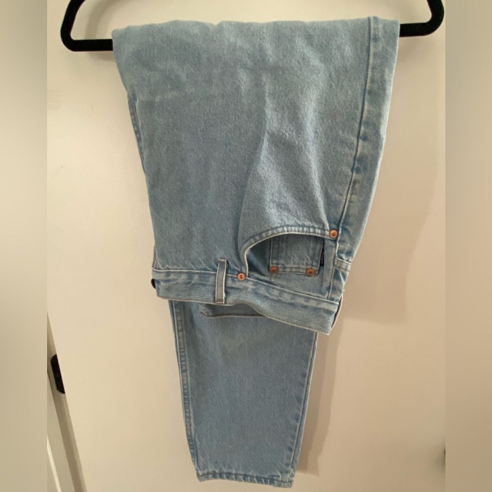 90s light wash vintage jeans